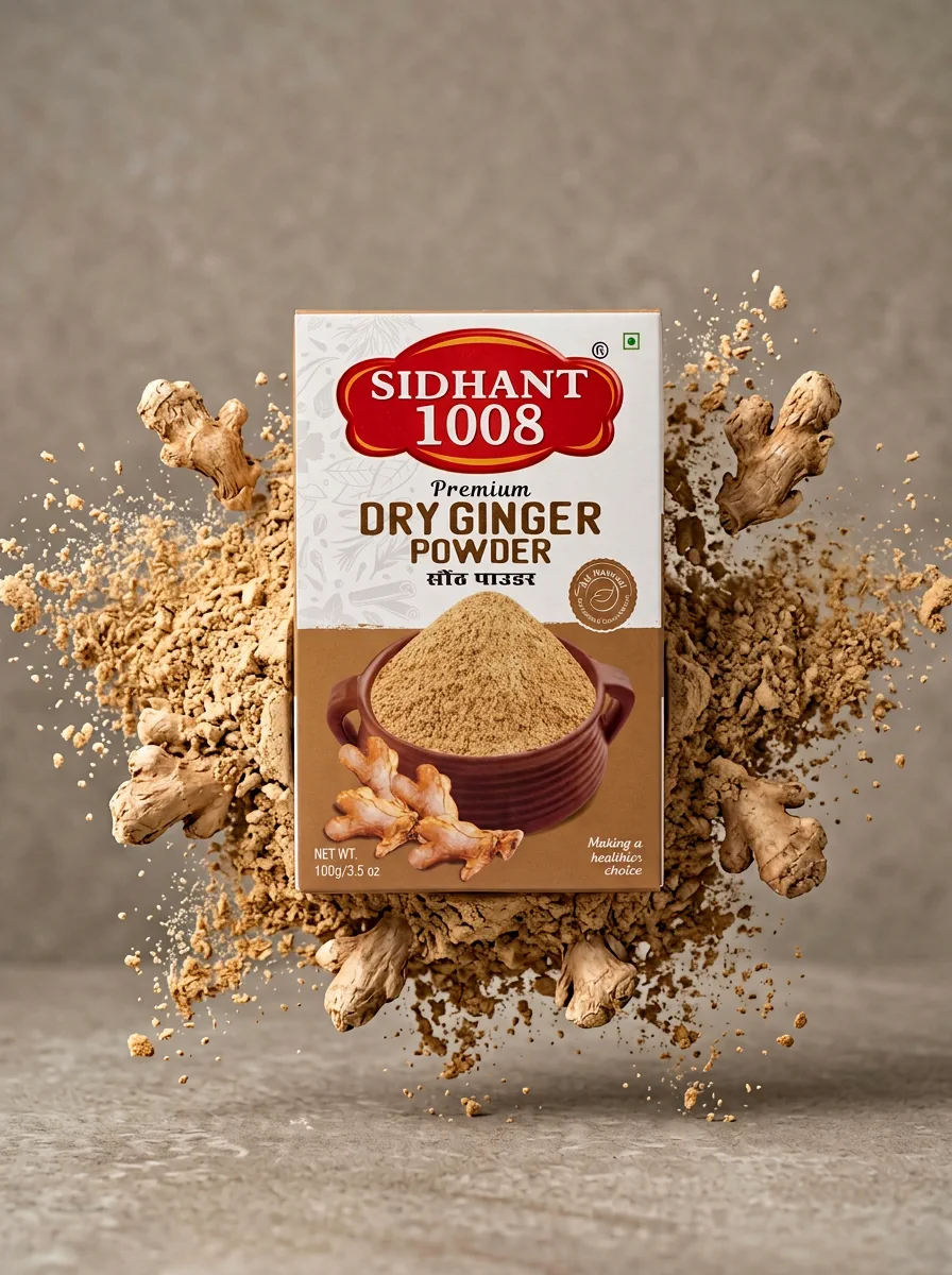 Dry ginger powder (sonth), milled by Sidhant Spices 1008