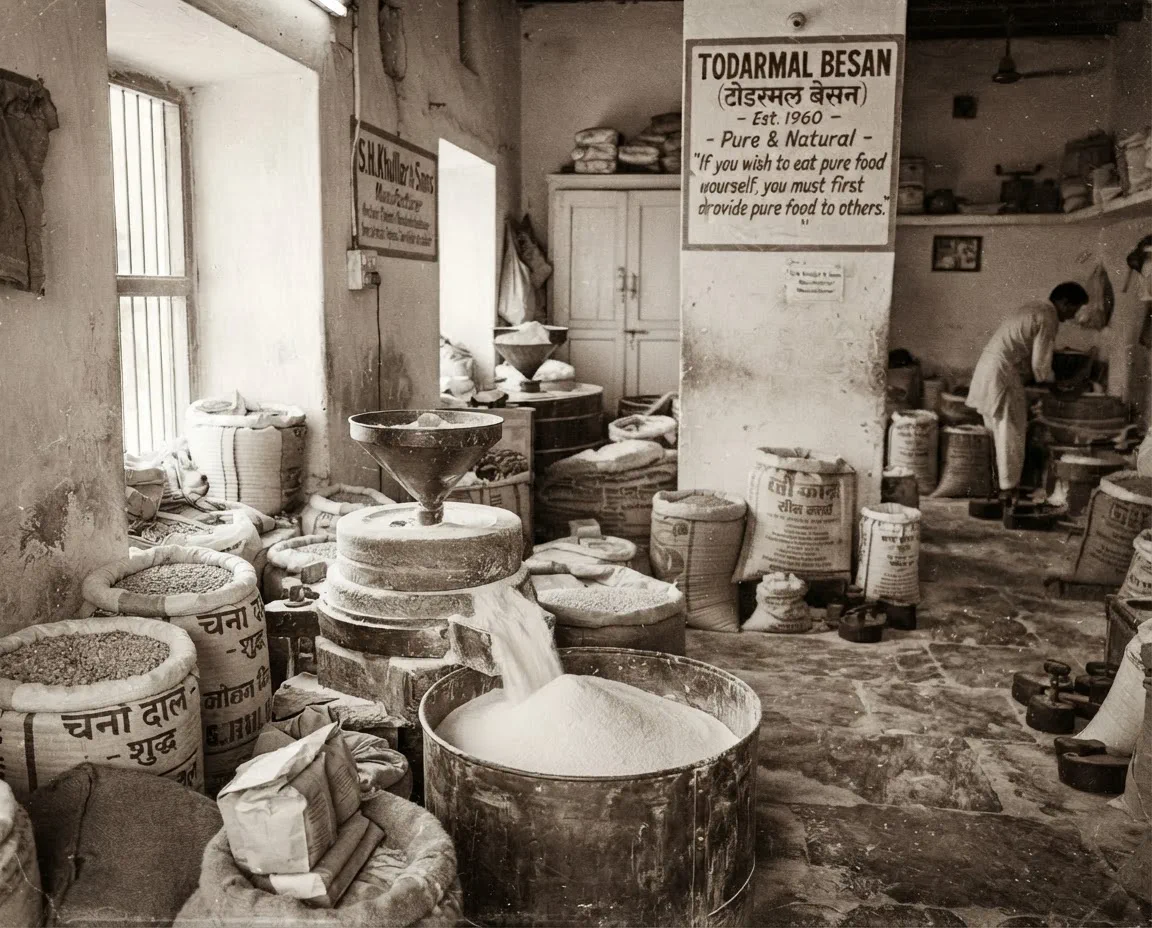 The besan mill Sh. Shakti Khullar Ji founded around 1960, named Todarmal