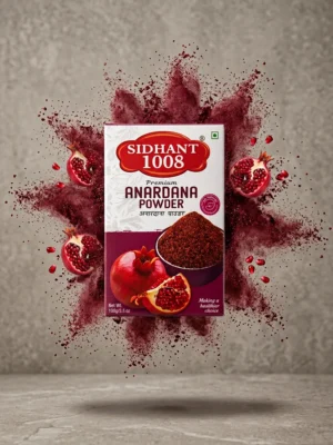 Anardana powder, dried pomegranate seed powder, milled by Sidhant Spices 1008