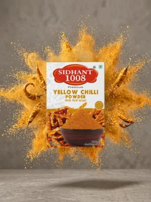 Yellow mirch powder, milled by Sidhant Spices 1008