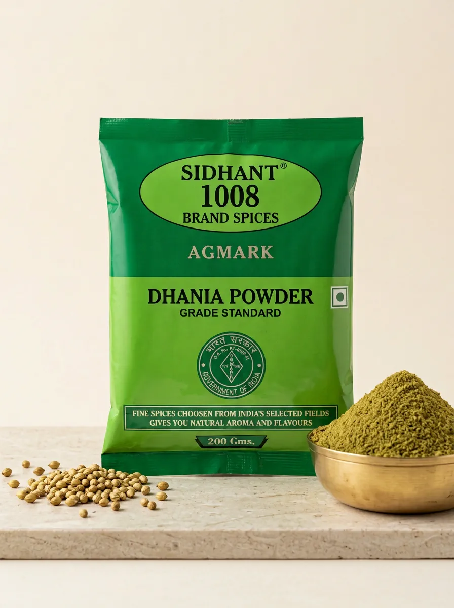 Dhaniya, coriander powder milled by Sidhant Spices 1008