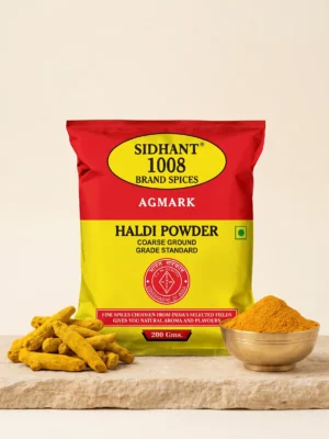 Haldi, turmeric powder milled by Sidhant Spices 1008