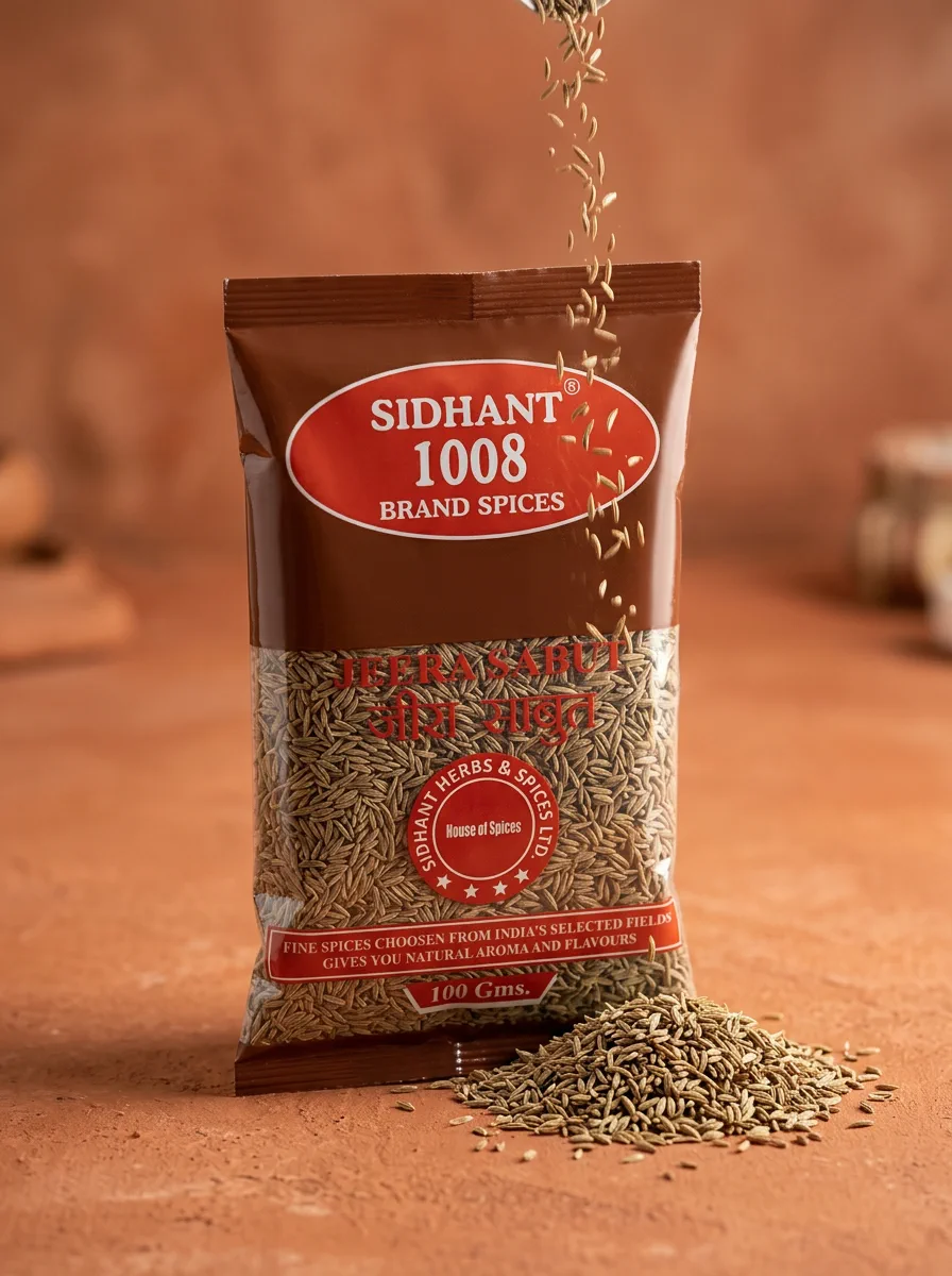 Jeera, whole cumin seeds supplied by Sidhant Spices 1008
