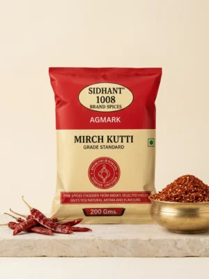 Kutti lal mirch, crushed red chilli by Sidhant Spices 1008
